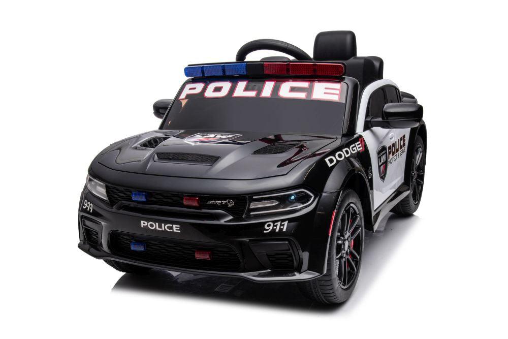 Elektrické auto Dodge Charger policejní černé
