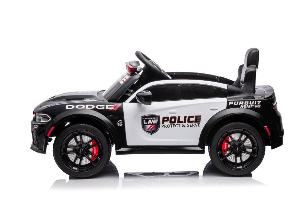 Elektrické auto Dodge Charger policejní černé