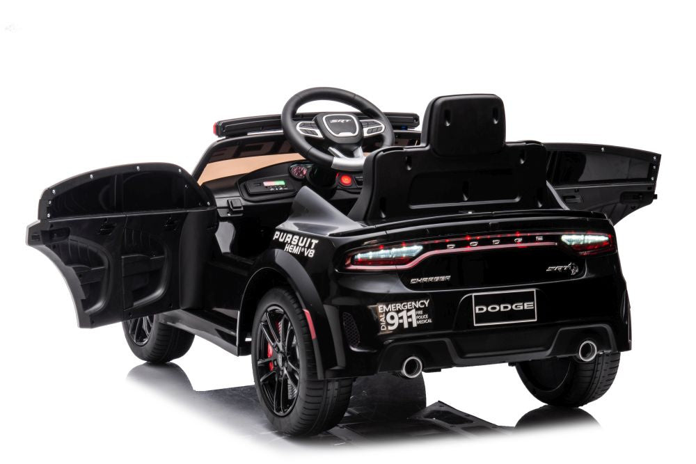 Elektrické auto Dodge Charger policejní černé