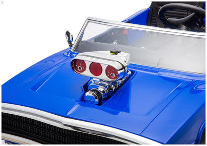 Elektrické auto Dodge Charger R/T 24V modré – DLS-K12