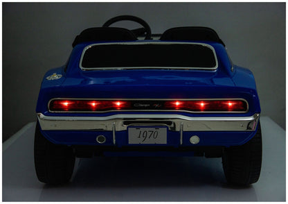 Elektrické auto Dodge Charger R/T 24V modré – DLS-K12