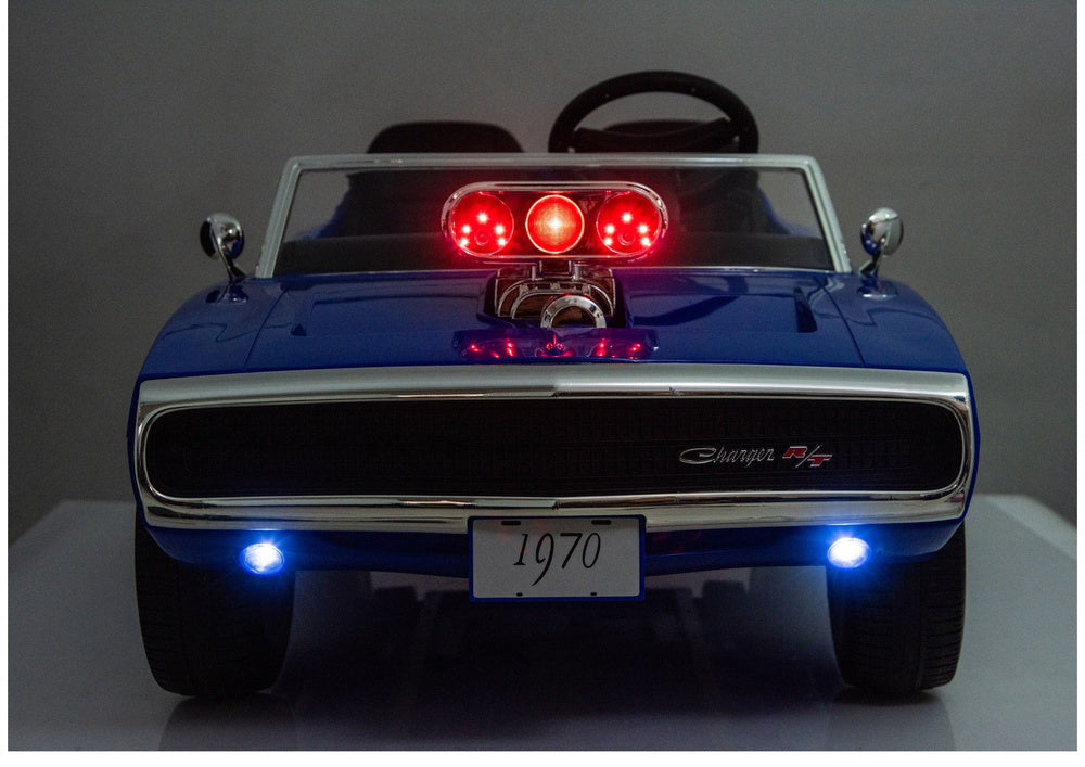 Elektrické auto Dodge Charger R/T 24V modré – DLS-K12