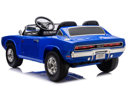 Elektrické auto Dodge Charger R/T 24V modré – DLS-K12