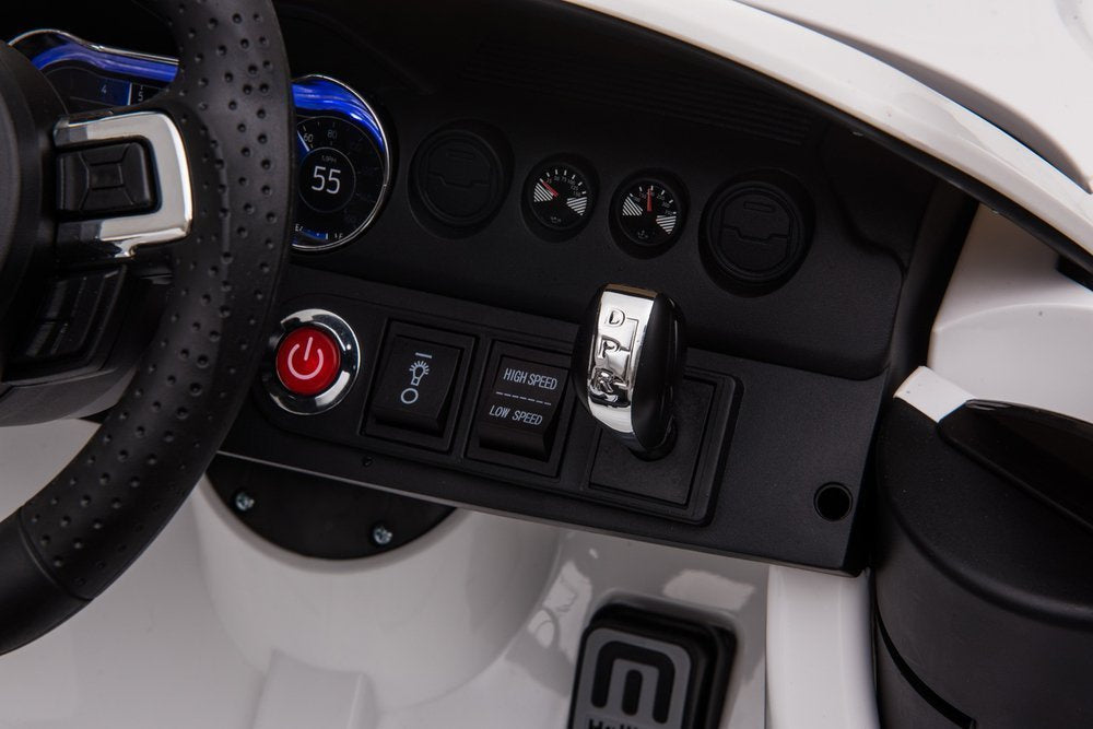 Elektrické auto Ford Mustang GT s driftem a dálkovým ovládáním bílé