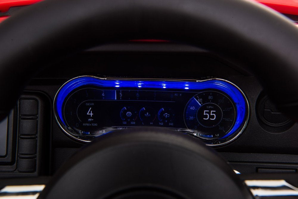Elektrické auto Ford Mustang GT s driftem a dálkovým ovládáním červené