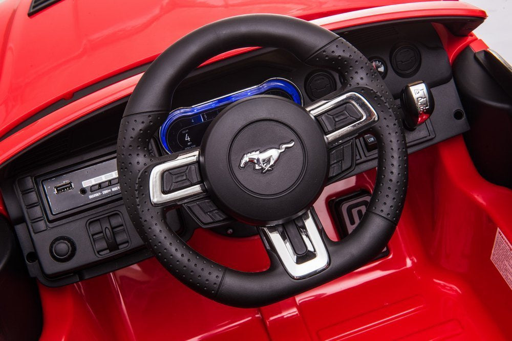 Elektrické auto Ford Mustang GT s driftem a dálkovým ovládáním červené