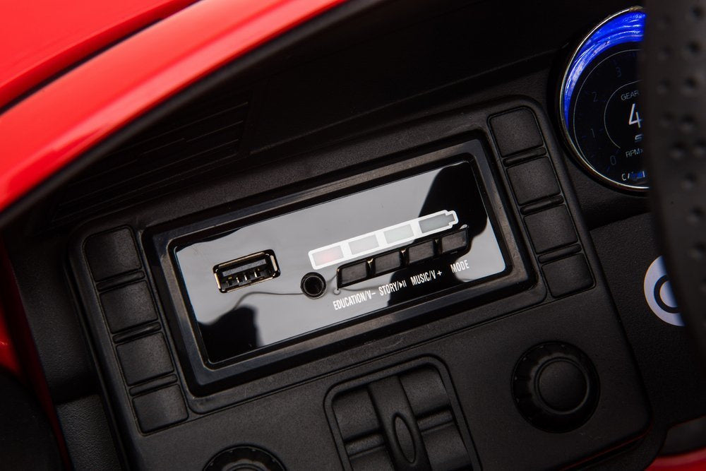 Elektrické auto Ford Mustang GT s driftem a dálkovým ovládáním červené
