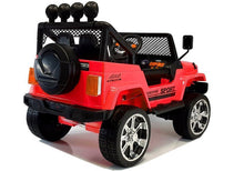 Elektrické auto Jeep 4x45W – na akumulátor | červené