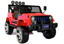 Elektrické auto Jeep 4x45W – na akumulátor | červené