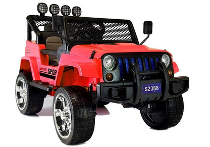 Elektrické auto Jeep 4x45W – na akumulátor | červené