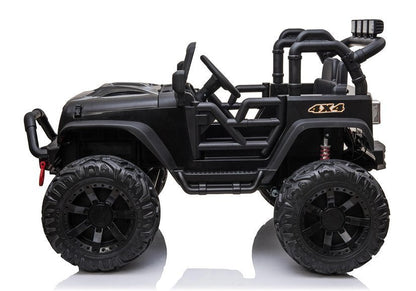 Elektrické auto Jeep JC666 na akumulátor lakované černé