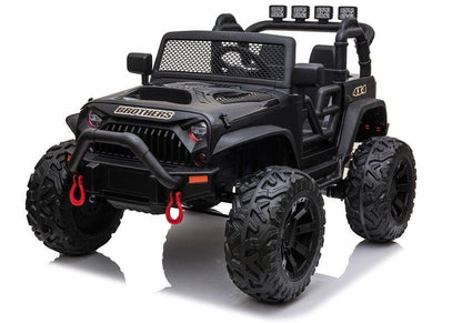 Elektrické auto Jeep JC666 na akumulátor lakované černé