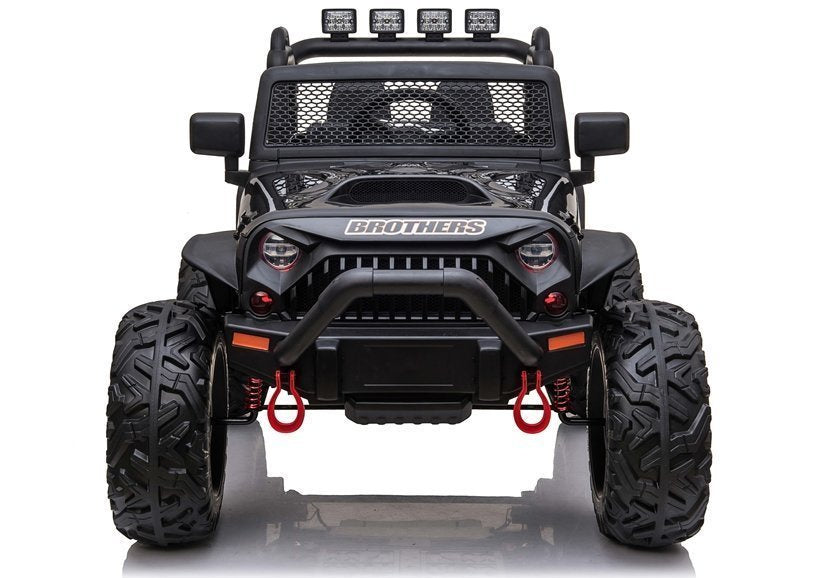 Elektrické auto Jeep JC666 na akumulátor lakované černé