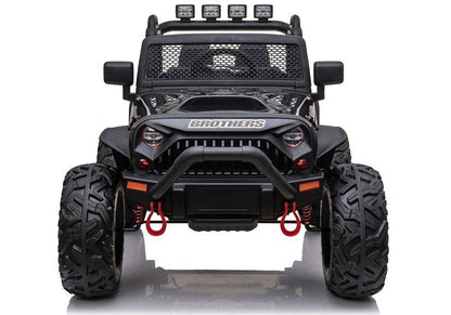 Elektrické auto Jeep JC666 na akumulátor lakované černé
