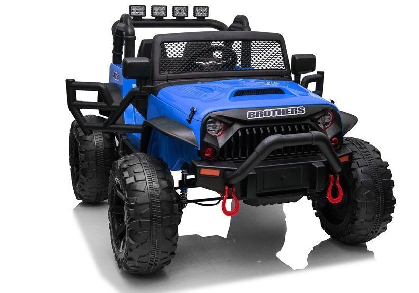 Elektrické auto Jeep JC666 na akumulator lakované modré