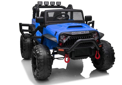 Elektrické auto Jeep JC666 na akumulator lakované modré