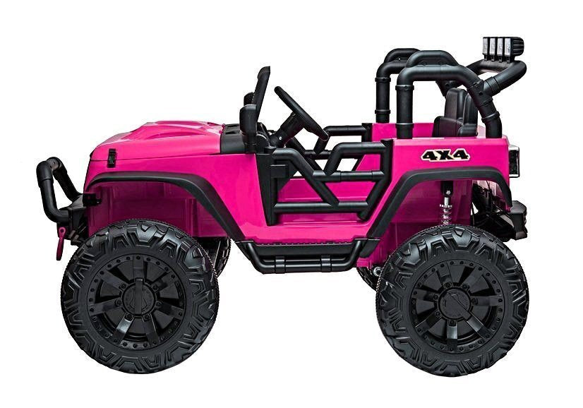Elektrické auto Jeep JC666 na akumulator lakované růžové