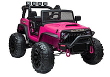 Elektrické auto Jeep JC666 na akumulator lakované růžové