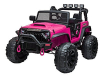Elektrické auto Jeep JC666 na akumulator lakované růžové