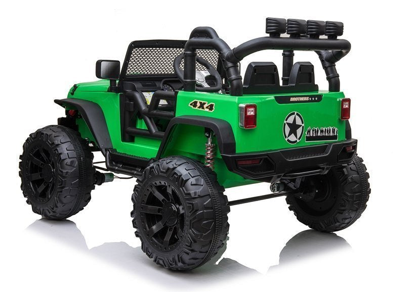 Elektrické auto Jeep JC666 na akumulátor zelené