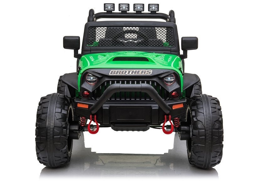 Elektrické auto Jeep JC666 na akumulátor zelené