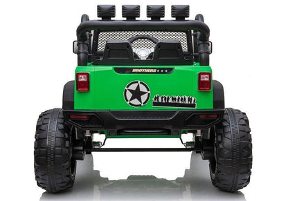 Elektrické auto Jeep JC666 na akumulátor zelené