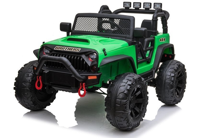 Elektrické auto Jeep JC666 na akumulátor zelené