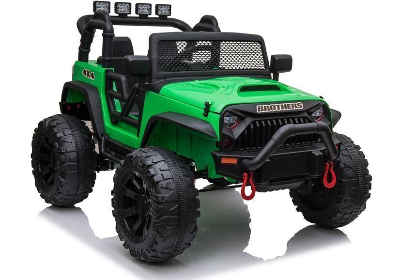 Elektrické auto Jeep JC666 na akumulátor zelené