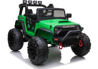 Elektrické auto Jeep JC666 na akumulátor zelené