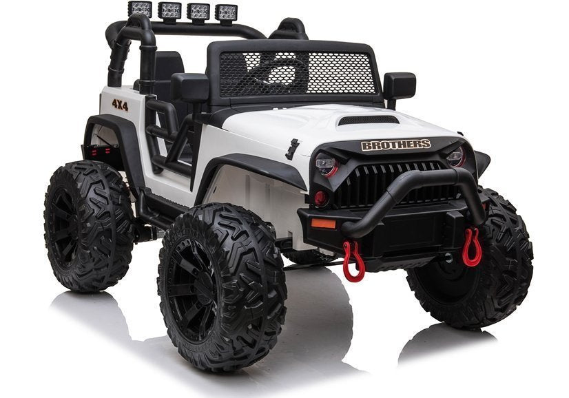 Elektrické auto Jeep na akumulator JC666 bílé