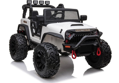 Elektrické auto Jeep na akumulator JC666 bílé