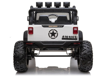 Elektrické auto Jeep na akumulator JC666 bílé