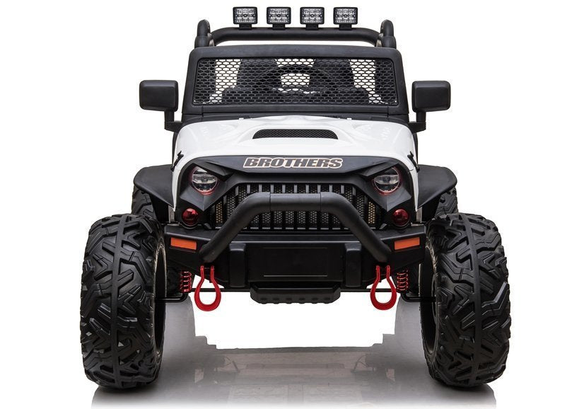 Elektrické auto Jeep na akumulator JC666 bílé