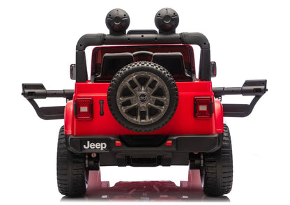Elektrické auto Jeep Rubicon 4x4 pro děti 24V – červené