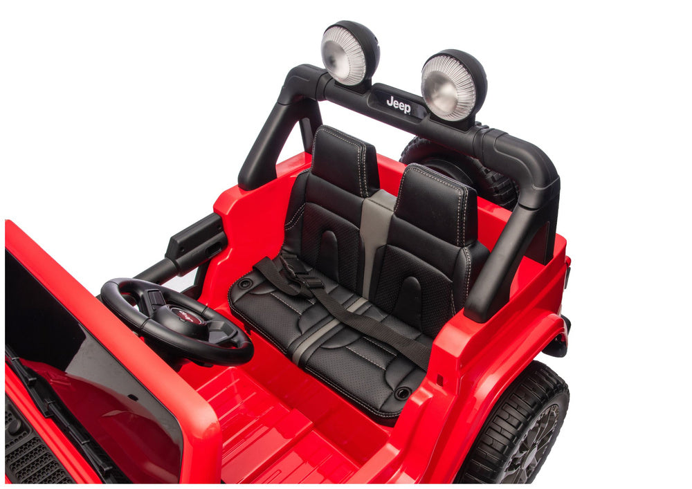 Elektrické auto Jeep Rubicon 4x4 pro děti 24V – červené