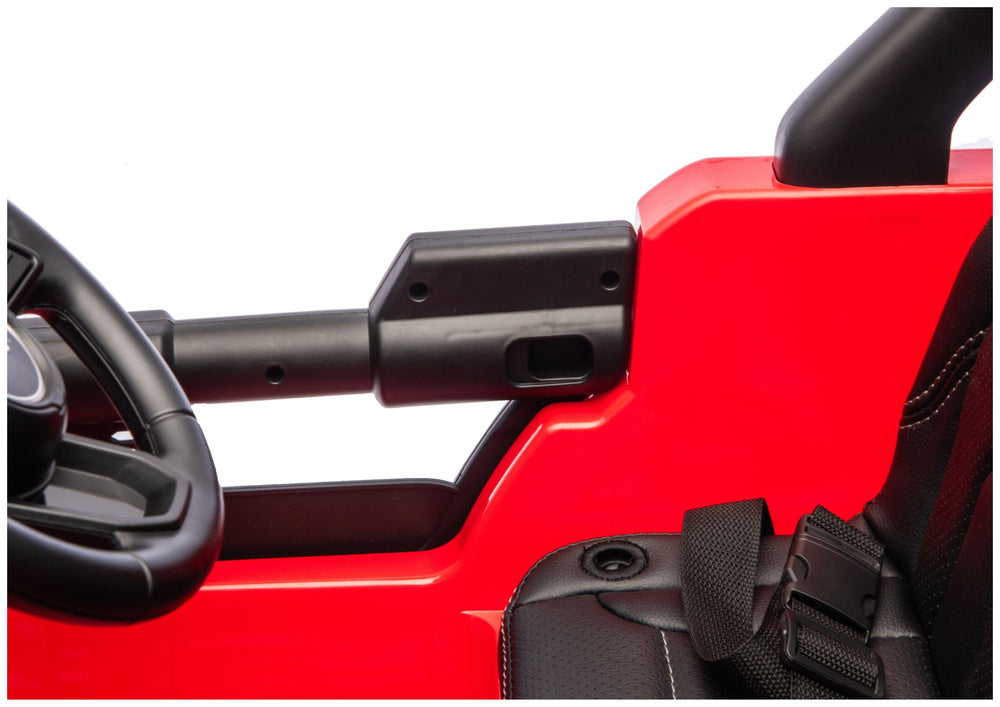 Elektrické auto Jeep Rubicon 4x4 pro děti 24V – červené