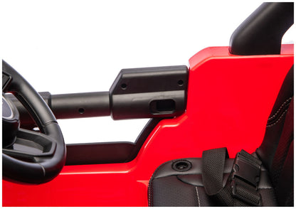 Elektrické auto Jeep Rubicon 4x4 pro děti 24V – červené