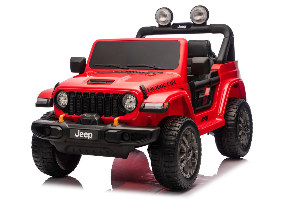 Elektrické auto Jeep Rubicon 4x4 pro děti 24V – červené