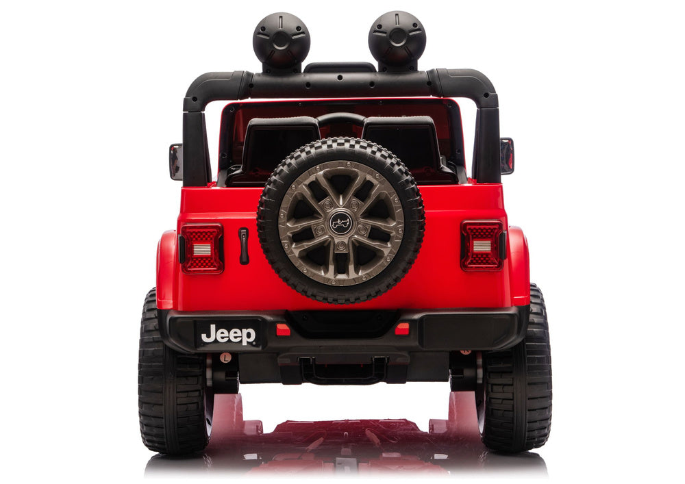 Elektrické auto Jeep Rubicon 4x4 pro děti 24V – červené