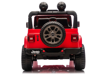 Elektrické auto Jeep Rubicon 4x4 pro děti 24V – červené