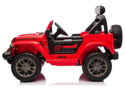 Elektrické auto Jeep Rubicon 4x4 pro děti 24V – červené