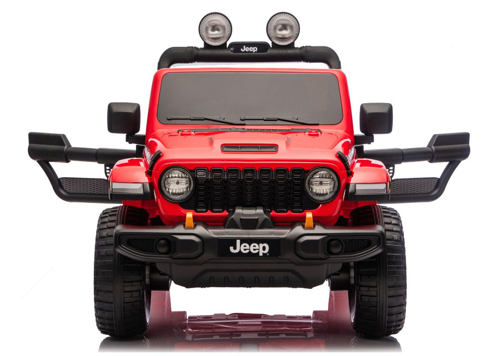 Elektrické auto Jeep Rubicon 4x4 pro děti 24V – červené