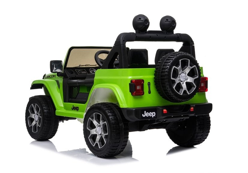 Elektrické auto Jeep Rubicon 4x4 zelené