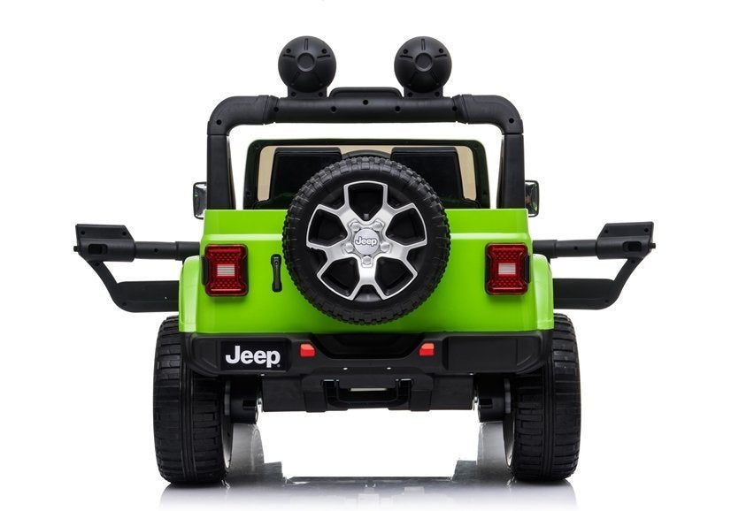 Elektrické auto Jeep Rubicon 4x4 zelené