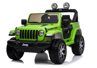 Elektrické auto Jeep Rubicon 4x4 zelené