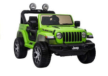 Elektrické auto Jeep Rubicon 4x4 zelené