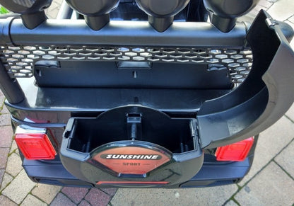 Elektrické auto Jeep S2388 – 4x45W černé | dětské