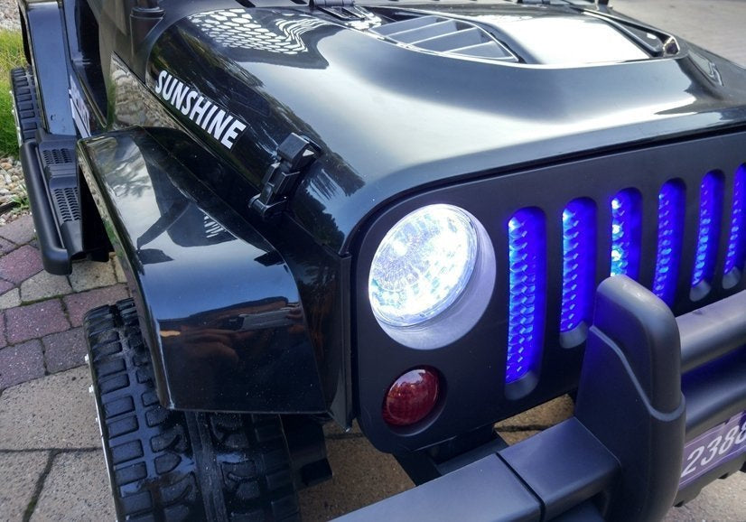Elektrické auto Jeep S2388 – 4x45W černé | dětské