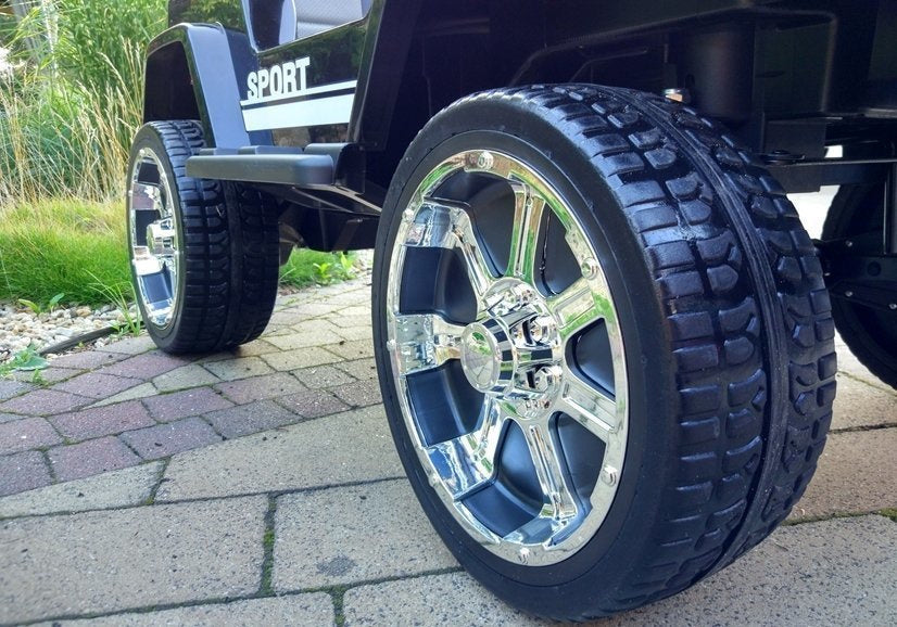 Elektrické auto Jeep S2388 – 4x45W černé | dětské