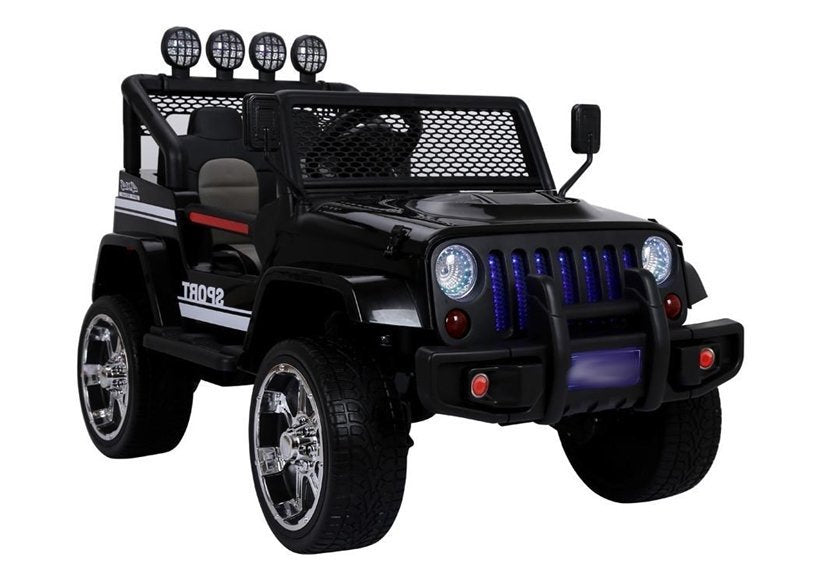Elektrické auto Jeep S2388 – 4x45W černé | dětské